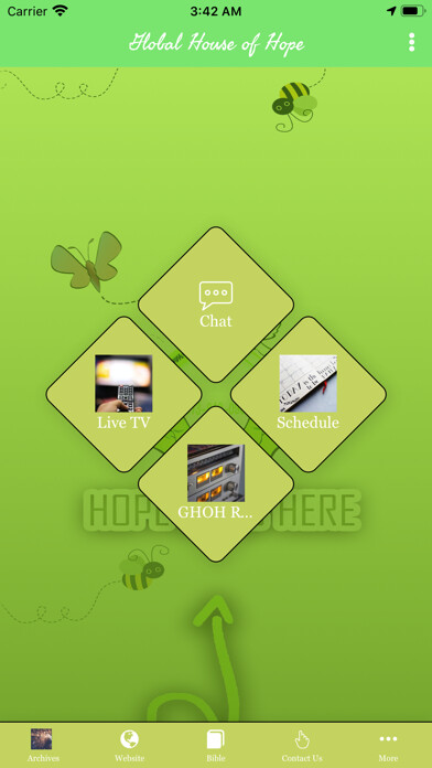 Emulate iPhone app Global House of Hope using MyAndroid Emulate iPhone app Global House of Hope using MyAndroid