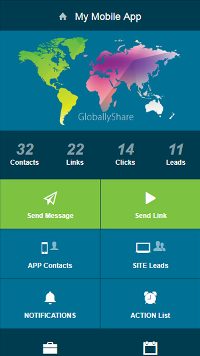 Emulate iPhone app GloballyShare App and System using MyAndroid Emulate iPhone app GloballyShare App and System using MyAndroid