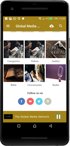 Run android online APK Global Media Network from MyAndroid or emulate Global Media Network using MyAndroid