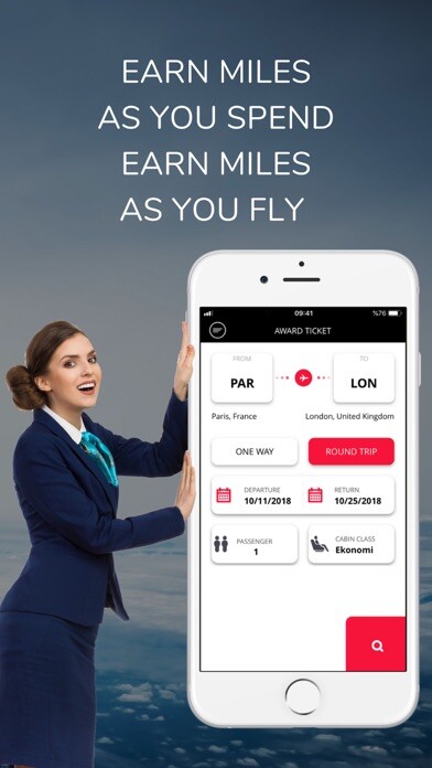 Emulate iPhone app Global Miles - Reward Flights using MyAndroid