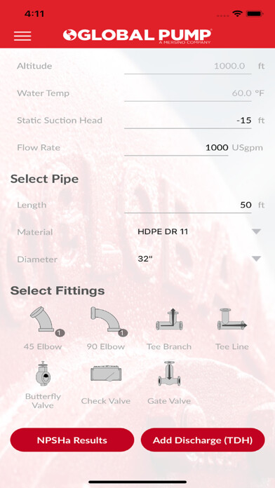 Emulate iPhone app Global Pump Selector using MyAndroid Emulate iPhone app Global Pump Selector using MyAndroid