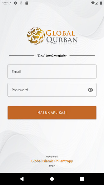 Run android online APK Global Qurban Implementator from MyAndroid or emulate Global Qurban Implementator using MyAndroid