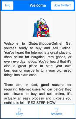 Emulate Android APK GlobalShopperOnline Emulate Android APK GlobalShopperOnline