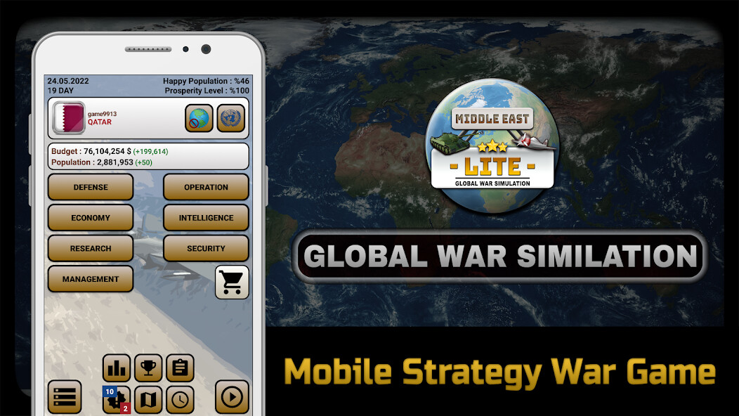 Run android online APK Global War Simulation East from MyAndroid or emulate Global War Simulation East using MyAndroid