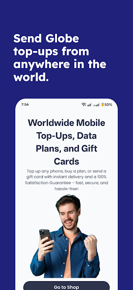 Emulate iPhone app Globe-Load using MyAndroid