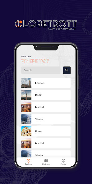 Run android online APK GlobeTrott Travel Audio Guide from MyAndroid or emulate GlobeTrott Travel Audio Guide using MyAndroid