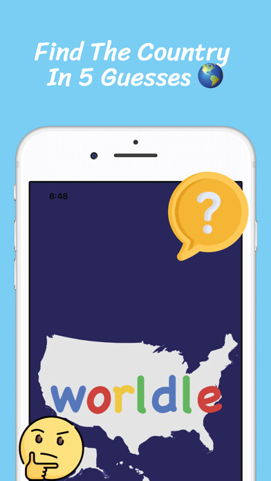 Emulate iPhone app Globle Country Guess - Worldle using MyAndroid Emulate iPhone app Globle Country Guess - Worldle using MyAndroid