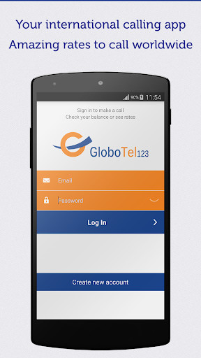 Run android online APK GloboTel123 from MyAndroid or emulate GloboTel123 using MyAndroid