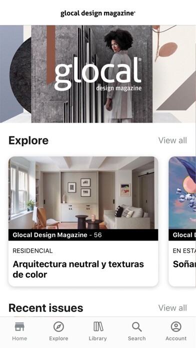 Emulate iPhone app Glocal Design using MyAndroid