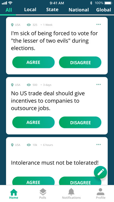 Emulate iPhone app GloPoll using MyAndroid