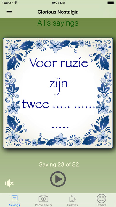 Emulate iPhone app Glorieuze Nostalgie using MyAndroid Emulate iPhone app Glorieuze Nostalgie using MyAndroid