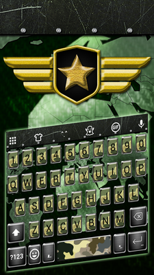 Emulate Android APK Glory Army Camo Emoji Keyboard