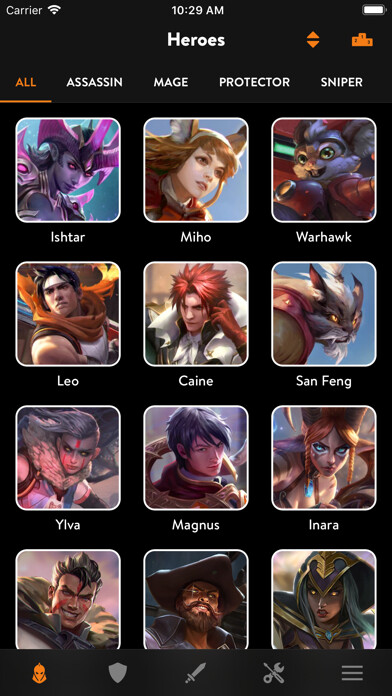Emulate iPhone app GloryGuide for Vainglory using MyAndroid