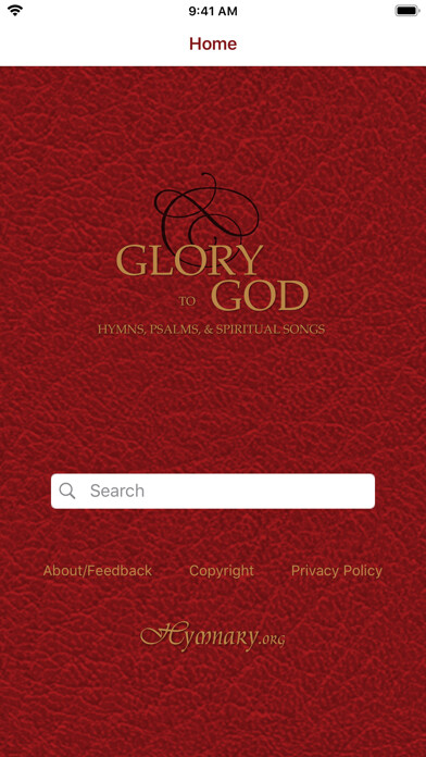 Emulate iPhone app Glory to God Ecumenical Hymnal using MyAndroid Emulate iPhone app Glory to God Ecumenical Hymnal using MyAndroid