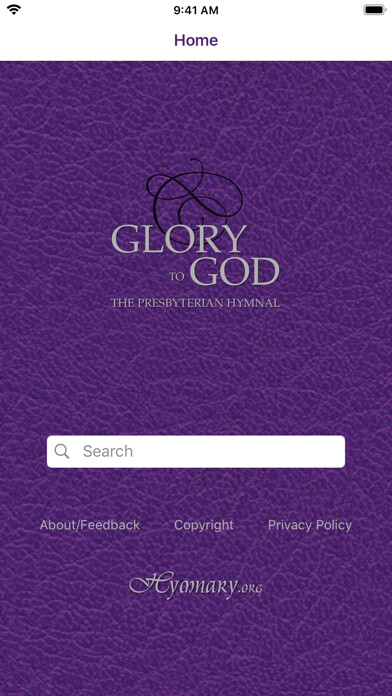 Emulate iPhone app Glory to God Hymnal using MyAndroid Emulate iPhone app Glory to God Hymnal using MyAndroid
