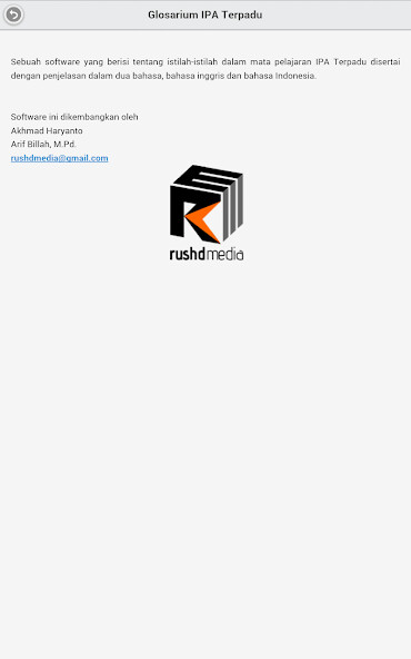Run android online APK Glosarium IPA Terpadu from MyAndroid or emulate Glosarium IPA Terpadu using MyAndroid