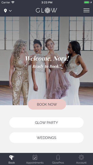 Emulate iPhone app GLOW – Beauty on Demand using MyAndroid Emulate iPhone app GLOW – Beauty on Demand using MyAndroid