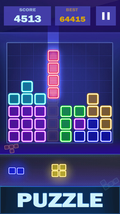 Emulate iPhone app Glow Block Puzzle Legend using MyAndroid Emulate iPhone app Glow Block Puzzle Legend using MyAndroid