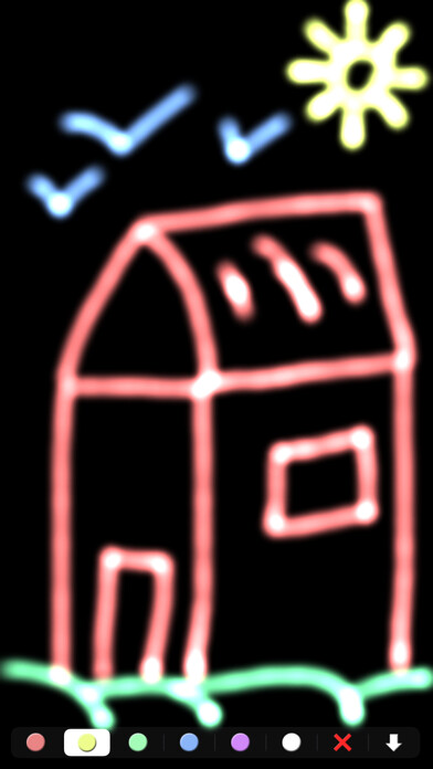 Emulate iPhone app Glow Drawings using MyAndroid Emulate iPhone app Glow Drawings using MyAndroid