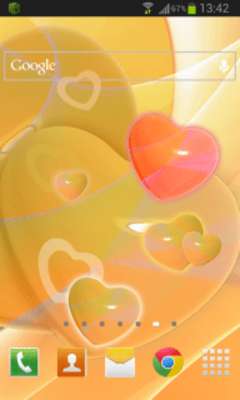 Emulate Android APK Glowing Hearts LWP Emulate Android APK Glowing Hearts LWP