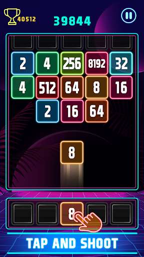 Run android online APK Glow Merge 2048 Blocks from MyAndroid or emulate Glow Merge 2048 Blocks using MyAndroid