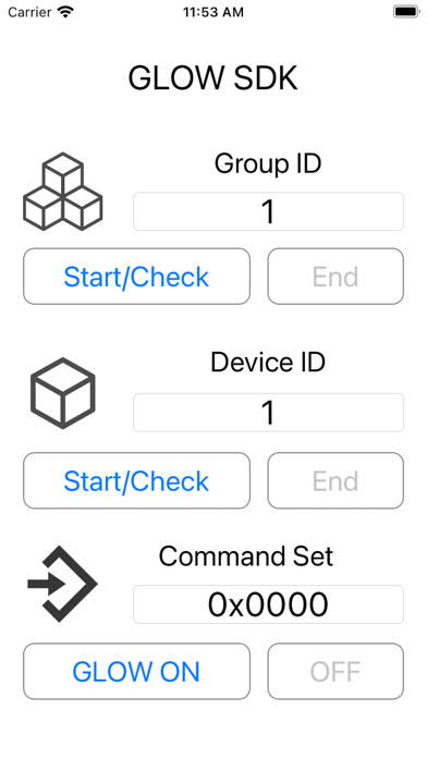 Emulate iPhone app GLOW SDK using MyAndroid