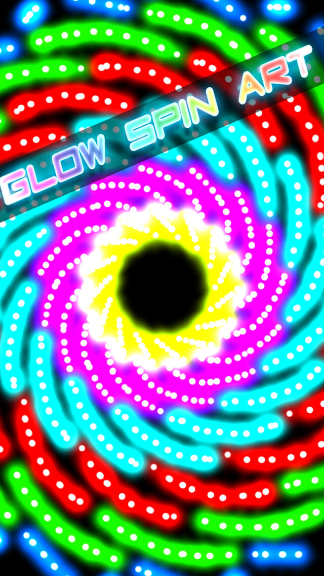 Emulate iPhone app Glow Spin Art using MyAndroid Emulate iPhone app Glow Spin Art using MyAndroid