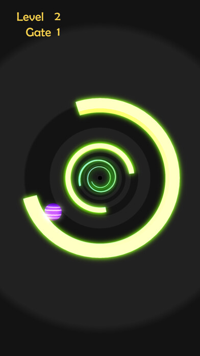 Emulate iPhone app Glow Vortex using MyAndroid