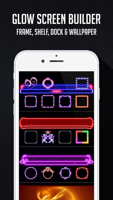 Emulate iPhone app Glow Wallpapers Creator & Lock Screen Themes with Icons, Shelves, Docks & Backgrounds using MyAndroid Emulate iPhone app Glow Wallpapers Creator & Lock Screen Themes with Icons, Shelves, Docks & Backgrounds using MyAndroid