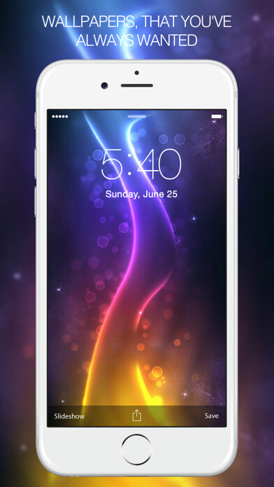 Emulate iPhone app Glow Wallpapers – Glow Pictures & Glow Backgrounds using MyAndroid