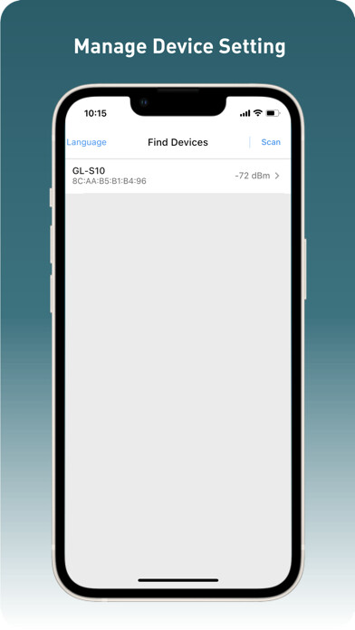 Emulate iPhone app GL-S10 Tool App using MyAndroid