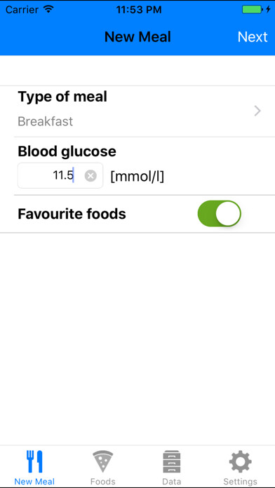 Emulate iPhone app GluCalc using MyAndroid
