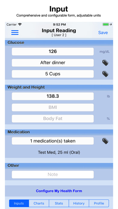 Emulate iPhone app Glucose Monitor using MyAndroid Emulate iPhone app Glucose Monitor using MyAndroid
