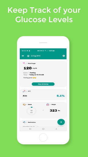Run android online APK Glucose Tracker and Food Journal from MyAndroid or emulate Glucose Tracker and Food Journal using MyAndroid