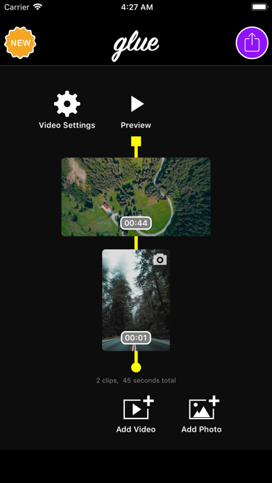 Emulate iPhone app Glue - Videos Together using MyAndroid