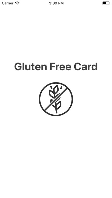 Emulate iPhone app Gluten Free Card using MyAndroid Emulate iPhone app Gluten Free Card using MyAndroid