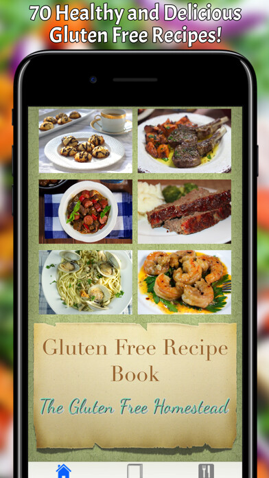 Emulate iPhone app Gluten Free Recipe Book using MyAndroid Emulate iPhone app Gluten Free Recipe Book using MyAndroid