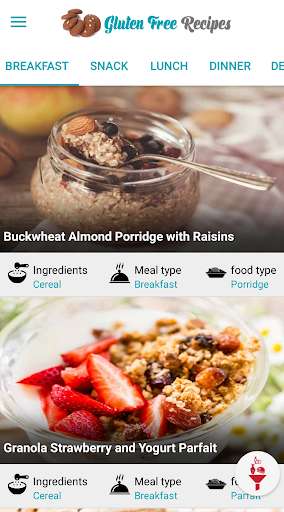 Emulate Android APK Gluten Free Recipes - Easy Gluten Free Diet Ideas