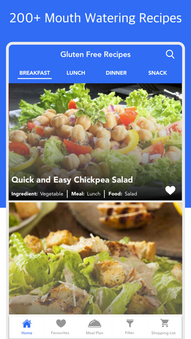 Emulate iPhone app Gluten Free Recipes ideas using MyAndroid Emulate iPhone app Gluten Free Recipes ideas using MyAndroid