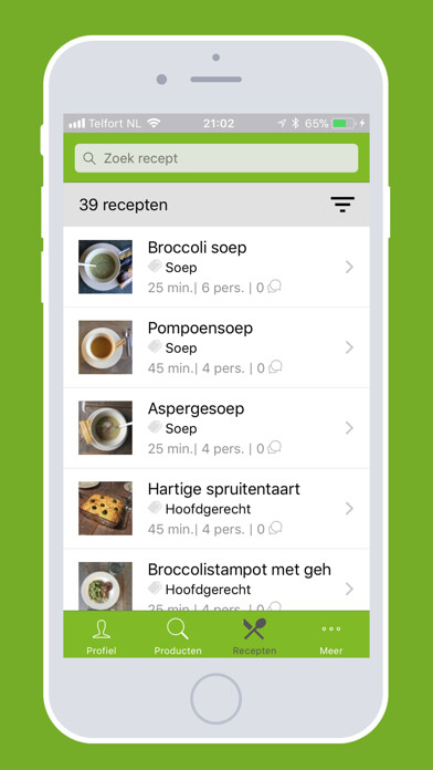 Emulate iPhone app GlutenVrijApp using MyAndroid Emulate iPhone app GlutenVrijApp using MyAndroid