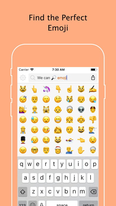 Emulate iPhone app Glyph - Emoji Search using MyAndroid Emulate iPhone app Glyph - Emoji Search using MyAndroid