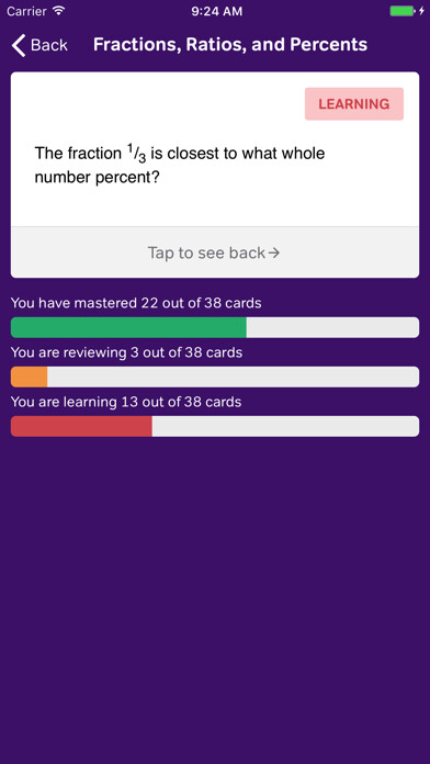 Emulate iPhone app GMAT Math Flashcards using MyAndroid Emulate iPhone app GMAT Math Flashcards using MyAndroid