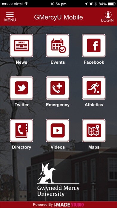 Emulate iPhone app GMercyU Mobile using MyAndroid Emulate iPhone app GMercyU Mobile using MyAndroid