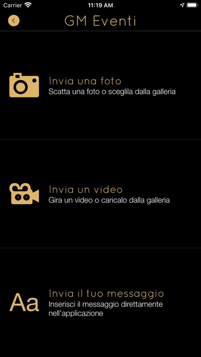Emulate iPhone app GM Eventi using MyAndroid