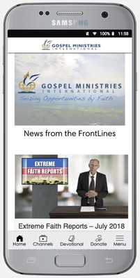 Emulate Android APK GMI - Gospel Ministries International