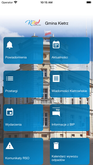 Emulate iPhone app Gmina Kietrz using MyAndroid
