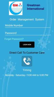 Emulate Android APK GM Order System Emulate Android APK GM Order System