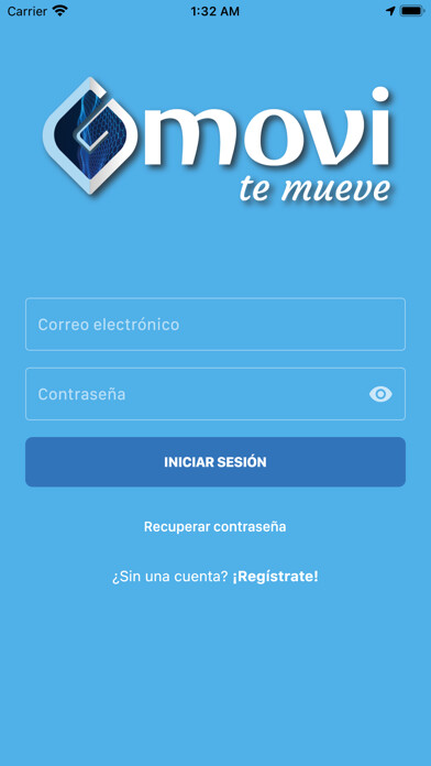 Emulate iPhone app G-Movi Pasajero using MyAndroid