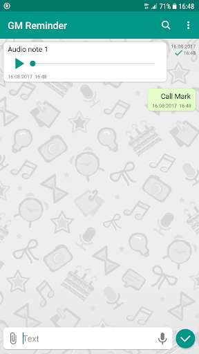 Run android online APK GM Reminder from MyAndroid or emulate GM Reminder using MyAndroid