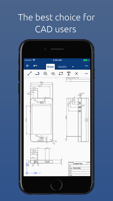 Emulate iPhone app GnaCAD - DWG 3D Viewer&Editor using MyAndroid Emulate iPhone app GnaCAD - DWG 3D Viewer&Editor using MyAndroid